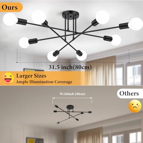 Modern Sputnik Chandelier 8