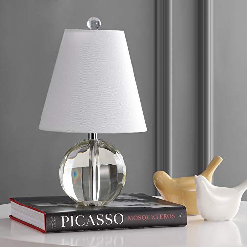Goddard 16" Crystal Ball Orb Metal LED Table Lamp