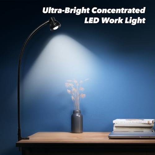 5W 30" Long Swing Arm Architect Desk Lamp LED Task Light with Clamp