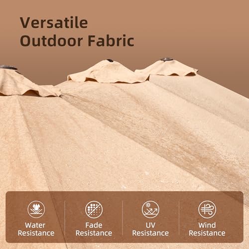 15ft Patio Umbrella with Base Included
