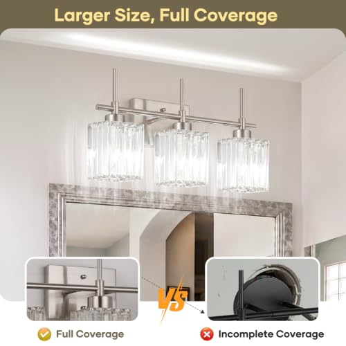 Modern Crystal Bathroom Vanity Light 3