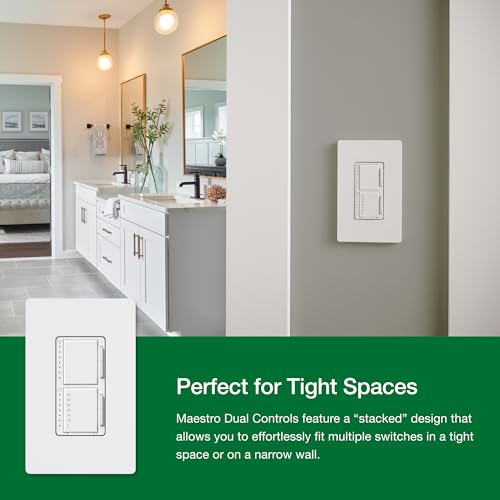 Maestro LED+ Dual Dimmer and Timer Switch (2 Count)