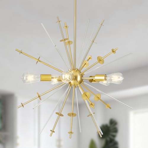 Gold Sputnik Chandelier