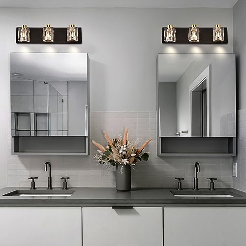 3 Light Crystal Vanity Lights