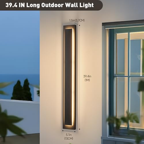 24 in Long Outdoor LED Wall Lights Exterior Lighting Fixtures