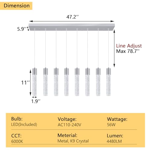 Modern Crystal Chandeliers LED Flush Mount Ceiling Chandeliers for Living Room High Ceiling Entrance Foyer Lobby Bedroom Gold