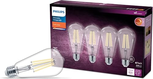 LED 75W ST19 4 (4 Count)