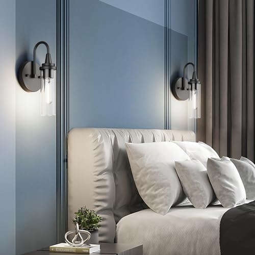 Black Wall Sconces Set of Two (2 Count)