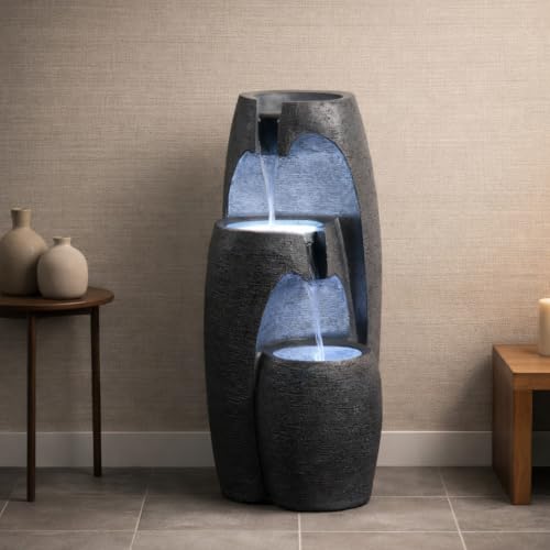 3 Tier Cascading Urn Outdoor Water Fountain