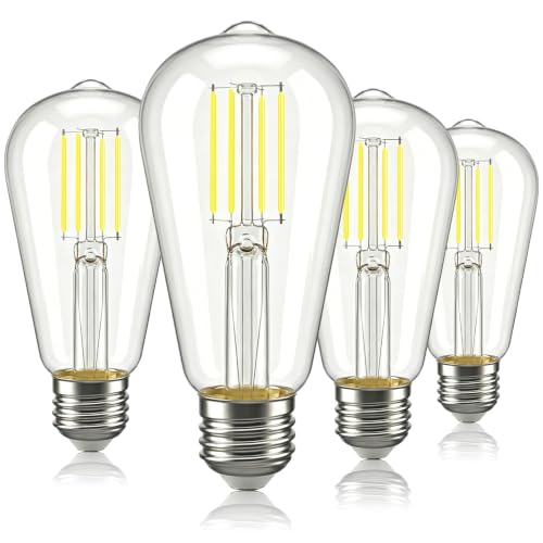 Vintage Edison LED Light Bulbs (4 Count)