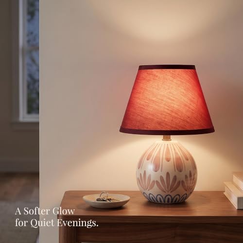 Small Burgundy Empire Lamp Shade for Table Lamp