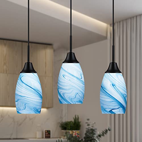 Mini Glass Pendant Light (3 Count)