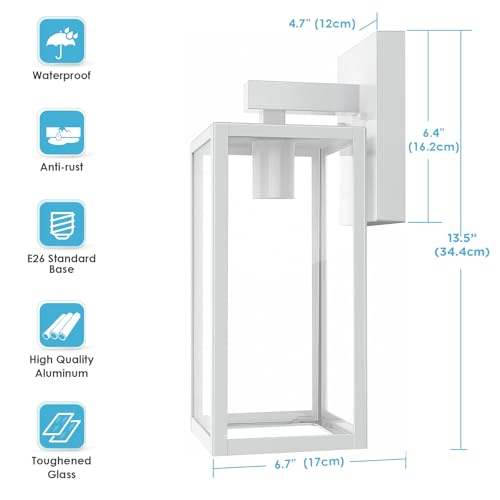 Outdoor Wall Light Fixtures (2 Count)
