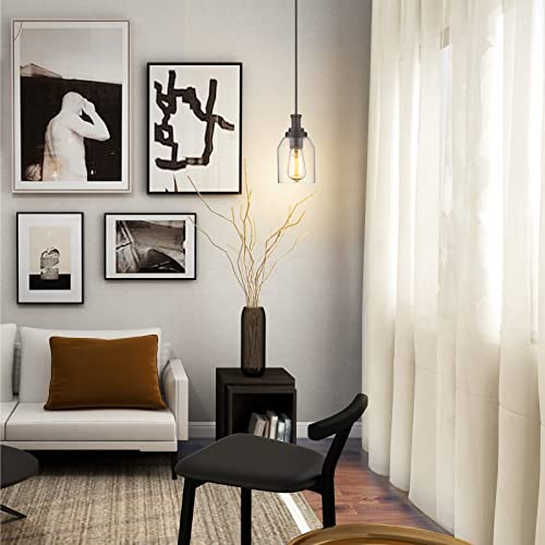 2 Pack Farmhouse Pendant Light Fixtures (2 Count)