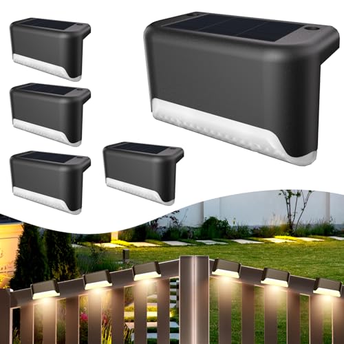 Solar Deck Lights Outdoor (4 Count)