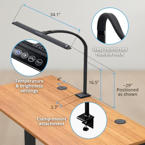 Sliding Flex Clamp Lamp