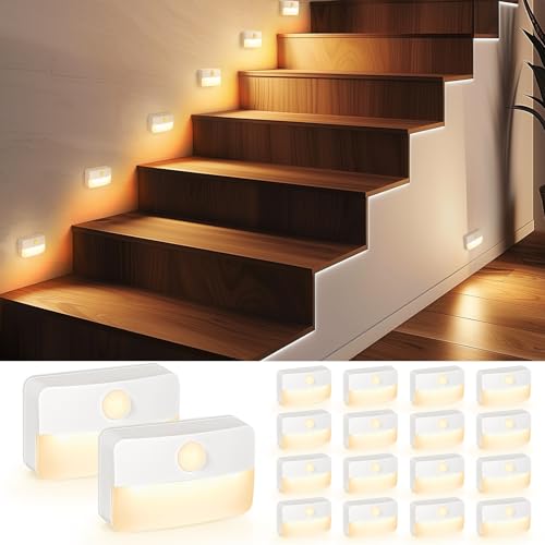 16 Pack Motion Sensor Stair Light Indoor (16 Count)
