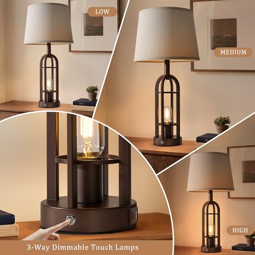 24" Table Lamps for Living Room Set of 2 (2 Count)
