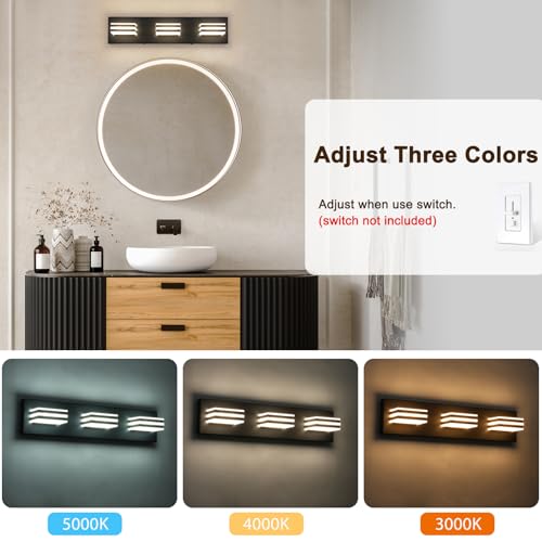 Black Vanity Lights for Bathroom Light Fixtures