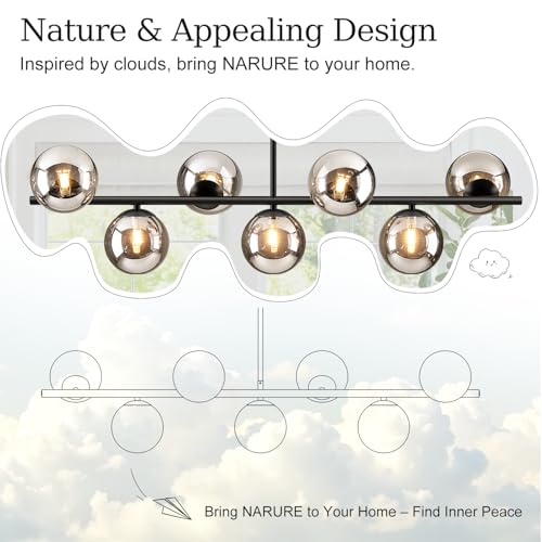 Globe Modern Sputnik Chandeliers for Dining Room Chandelier