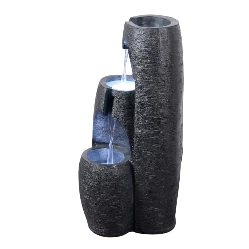 3 Tier Cascading Urn Outdoor Water Fountain