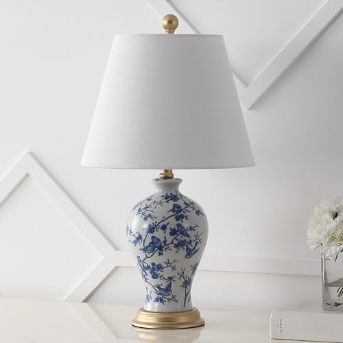 Grace 24" French Country Floral Urn Ceramic Lamp