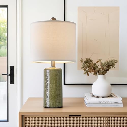 20.25" Small Table Lamps Set of 2 Modern Ceramic Lamps for Living Room (2 Count)