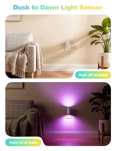 Led Night Light Plug into Wall (2 Count)