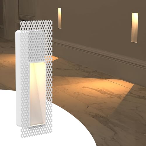 4 Pack Trimless Recessed Step Lights (4 Count)