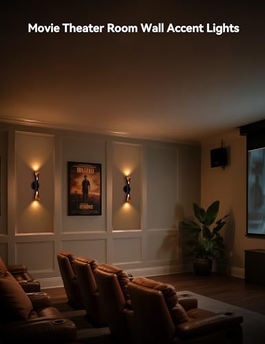 Wall Sconces Modern Dimmable Movie Theater Sconce Lights Hardwired