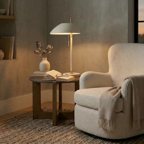 Modern Vintage White Table Lamp
