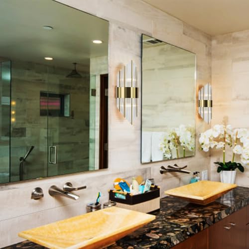Modern Gold Wall Sconces (2 Count)