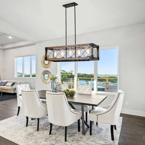 35" Farmhouse Chandelier