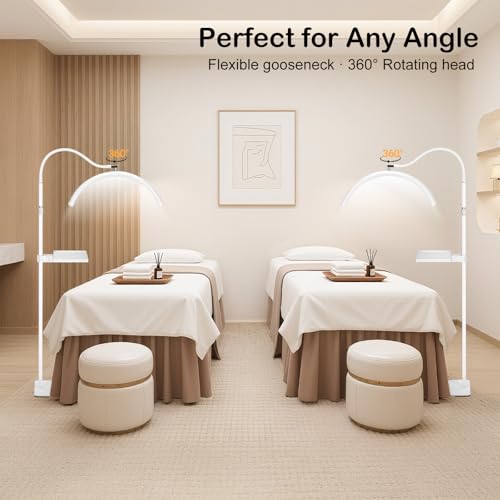 Half Moon Lash Light with Tool Tray for Eyelash Extensions