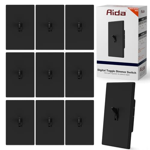 Digital Toggle Dimmer Switch for Dimmable LED (10 Count)