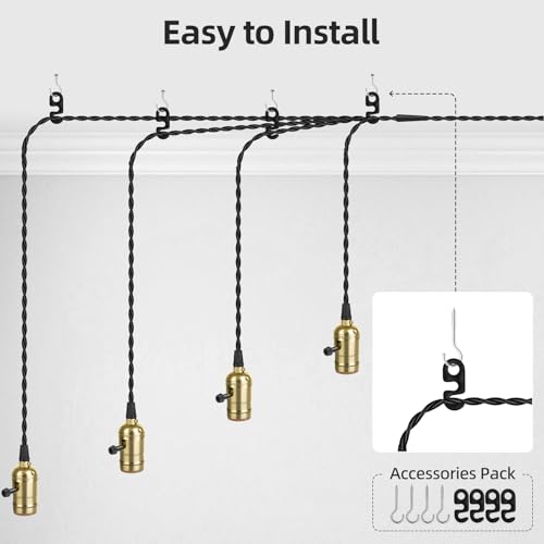 Plug in Pendant Light Cord Kit