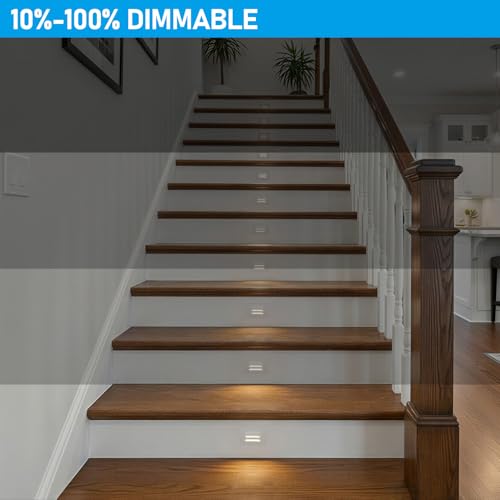 3 Pack 5CCT 120V LED Step Lights (3 Count)