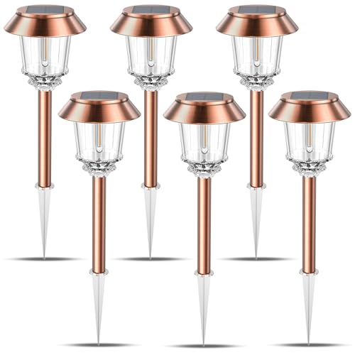 Solar Pathway Lights Outdoor (6 Count)
