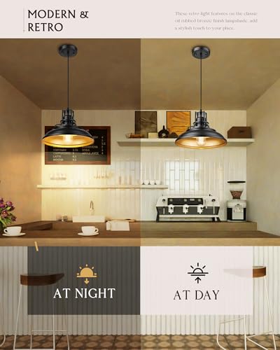 12" Modern Pendant Lights Kitchen Island (2 Count)