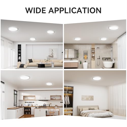 4PACK 3200lm LED Flush Mount Ceiling Light (4 Count)