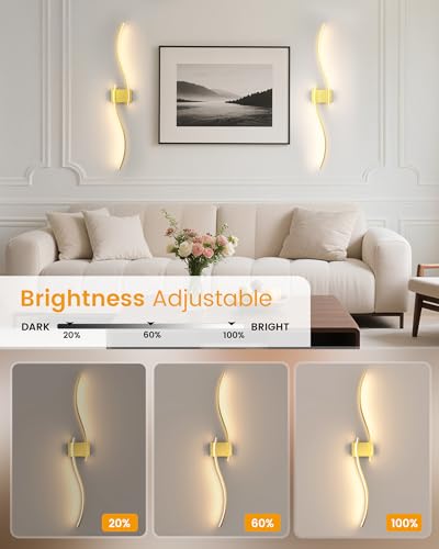 39.4 Inch Battery Operated Wall Sconce Set of 2 (2 Count)