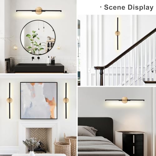 Modern Bathroom Light Fixtures Over Mirror 30 Inch
