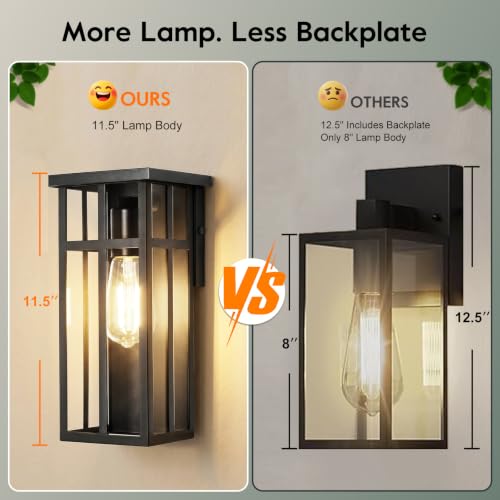 Outdoor Wall Light Fixtures (2 Count)