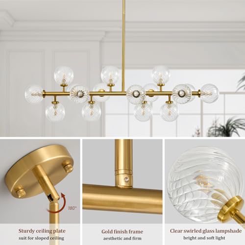 Mid Century Modern Sputnik Chandelier