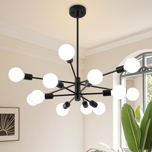 Chandeliers for Dining Room Black 12