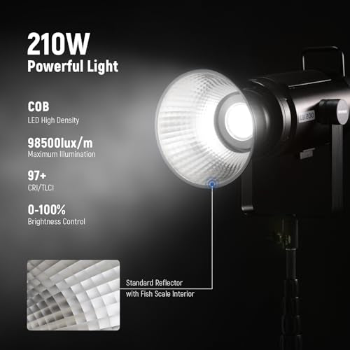 CB200 210W LED Video Light with 2.4G