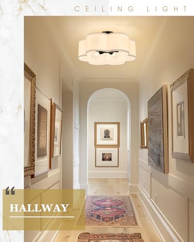 Black Semi Flush Mount Ceiling Lights