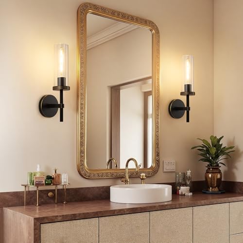 15" Knurled‑Craft Hardwired Brass Wall Sconce (2 Count)