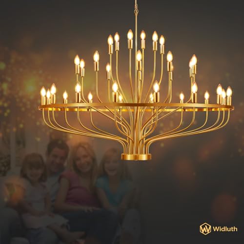 51.2" Large Gold Chandelier