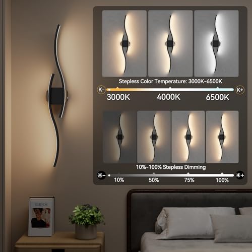 Battery Operated Wall Sconces Set of Two
